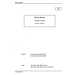 liebherr R 914 C R 924C  Service Manual