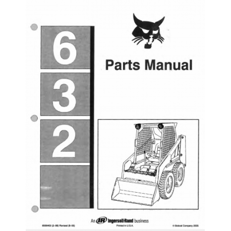 parts manual  bobcat 632